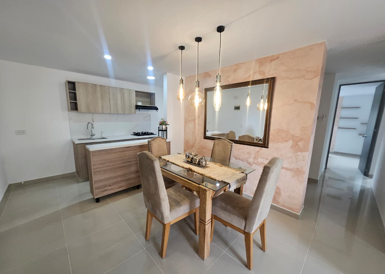 Apartamento amoblado en arriendo en Ciudad del Río El Poblado