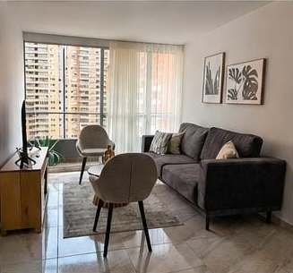 Apartamento amoblado para arriendo en Ciudad del Río El Poblado