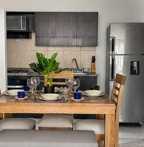Apartamento amoblado para arriendo en Ciudad del Río El Poblado