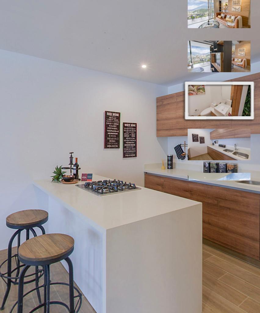 Apartaestudio tipo loft para arriendo en Ciudad del Río El Poblado