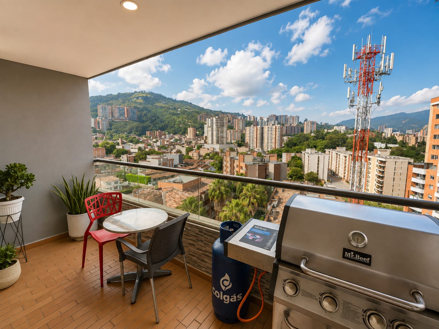 APARTAMENTO EN VENTA ENVIGADO LA PAZ – ZONA PLANA, PISCINA Y VISTA