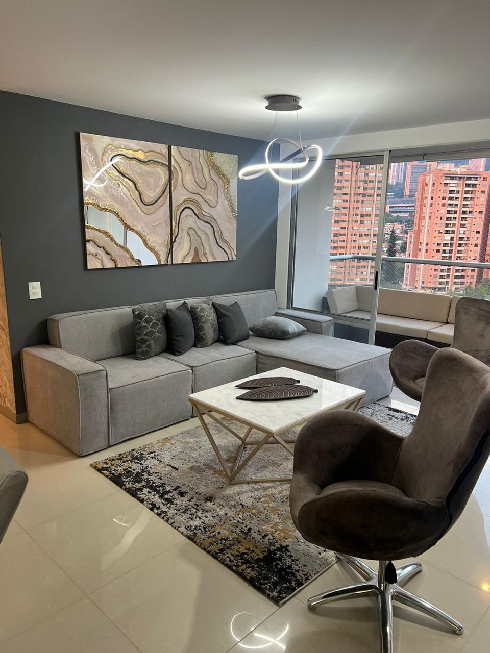 Apartamento amoblado para la venta- Poblado los Balsos Medellín