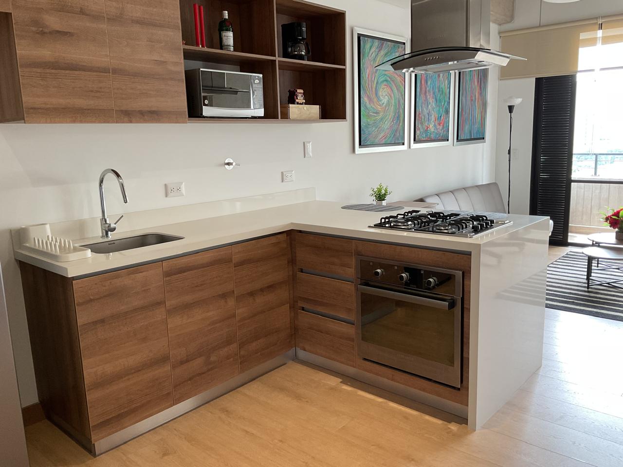 Apartaestudio amoblado para arriendo en Ciudad del Río - Poblado