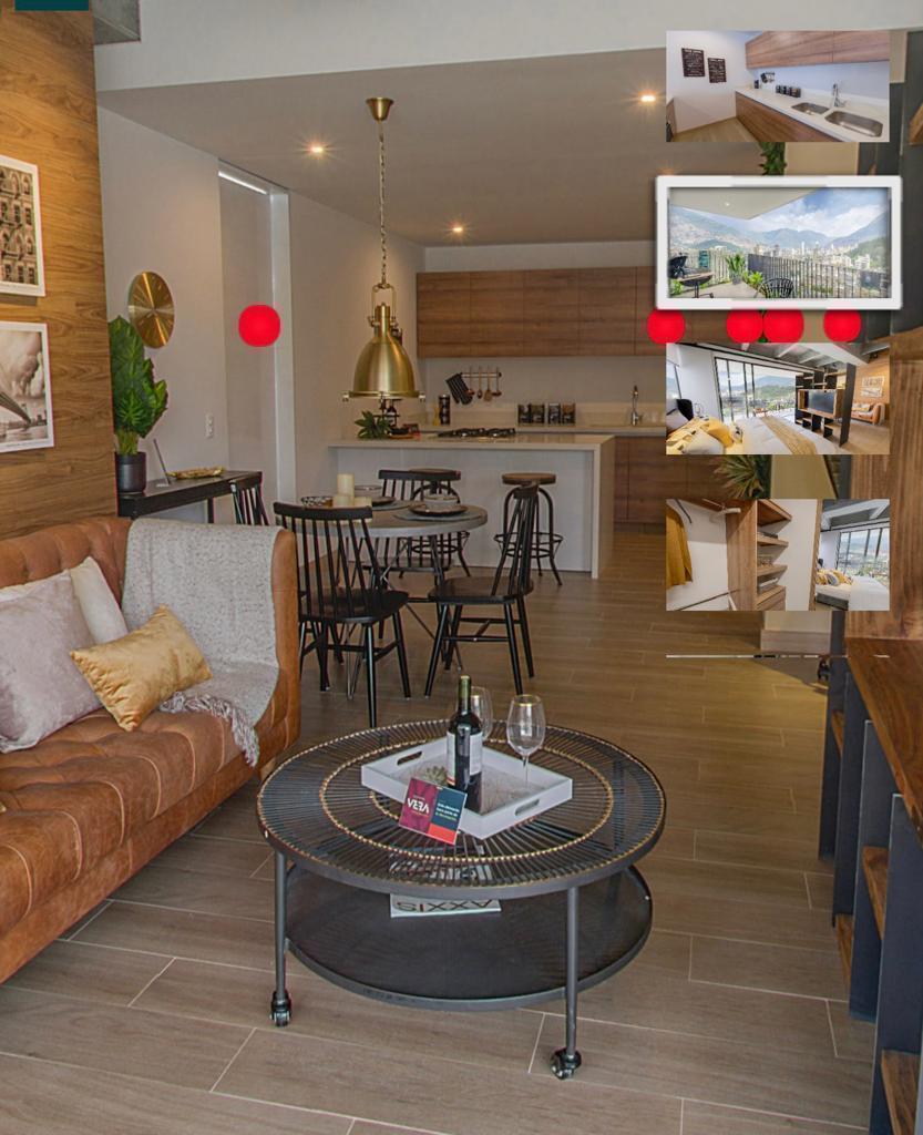 Apartaestudio tipo loft para arriendo en Ciudad del Río El Poblado