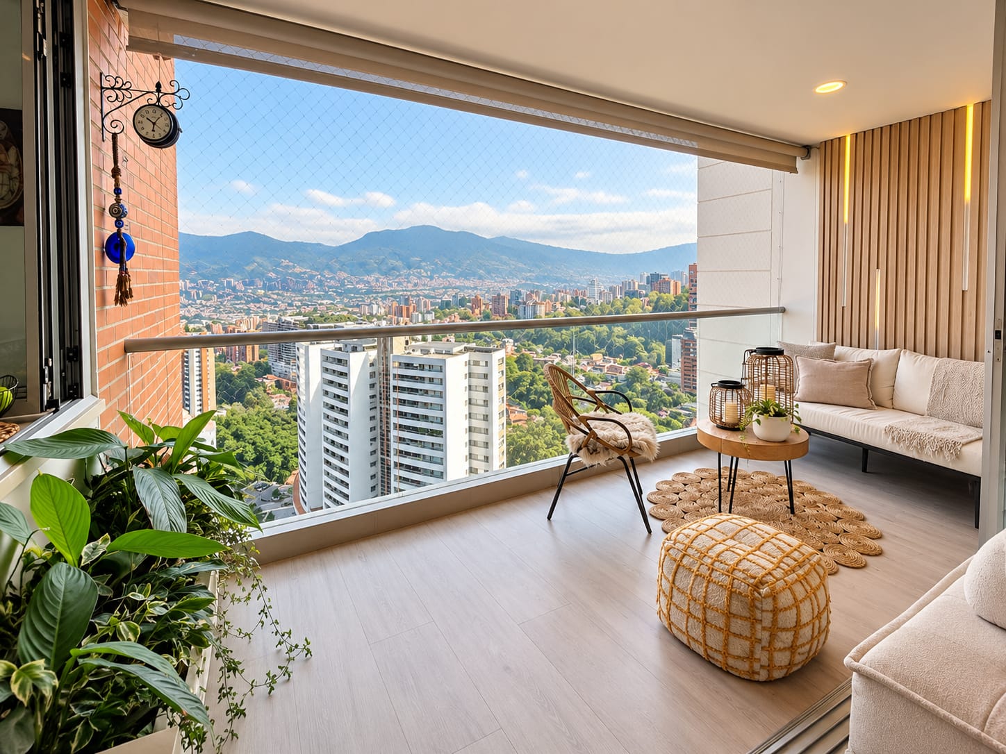 Apartamento en venta Loma del Esmeraldal Envigado – Vista panorámica