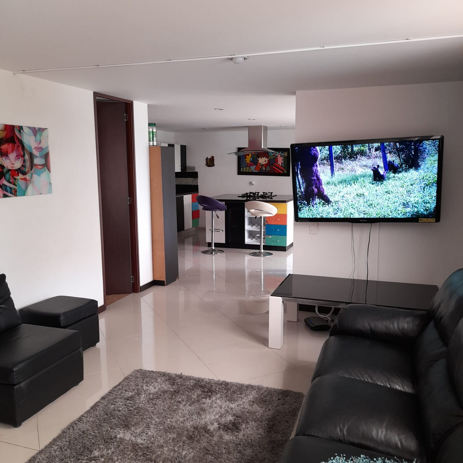 Apartaestudio amoblado para arriendo vía Las Palmas