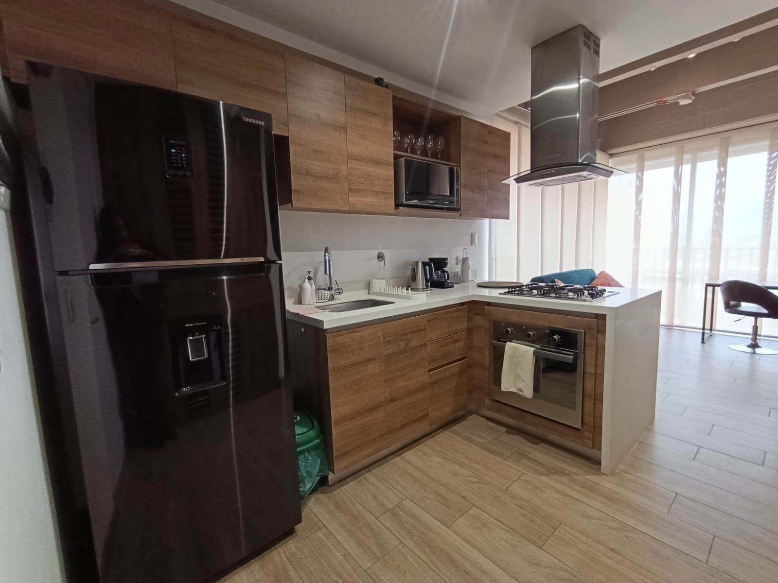 Apartaestudio amoblado para arriendo en Ciudad del Río El Poblado