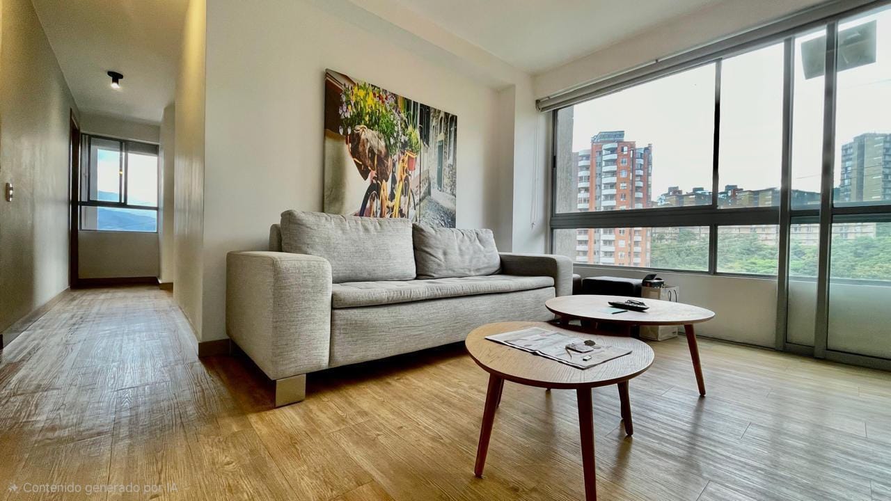 Apartamento para arriendo amoblado en el Poblado Loma de San Julian