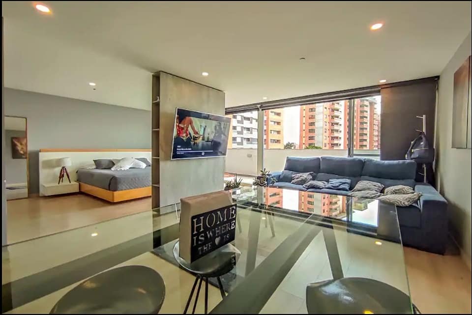Apartaestudio para arriendo en el Poblado - Medellín