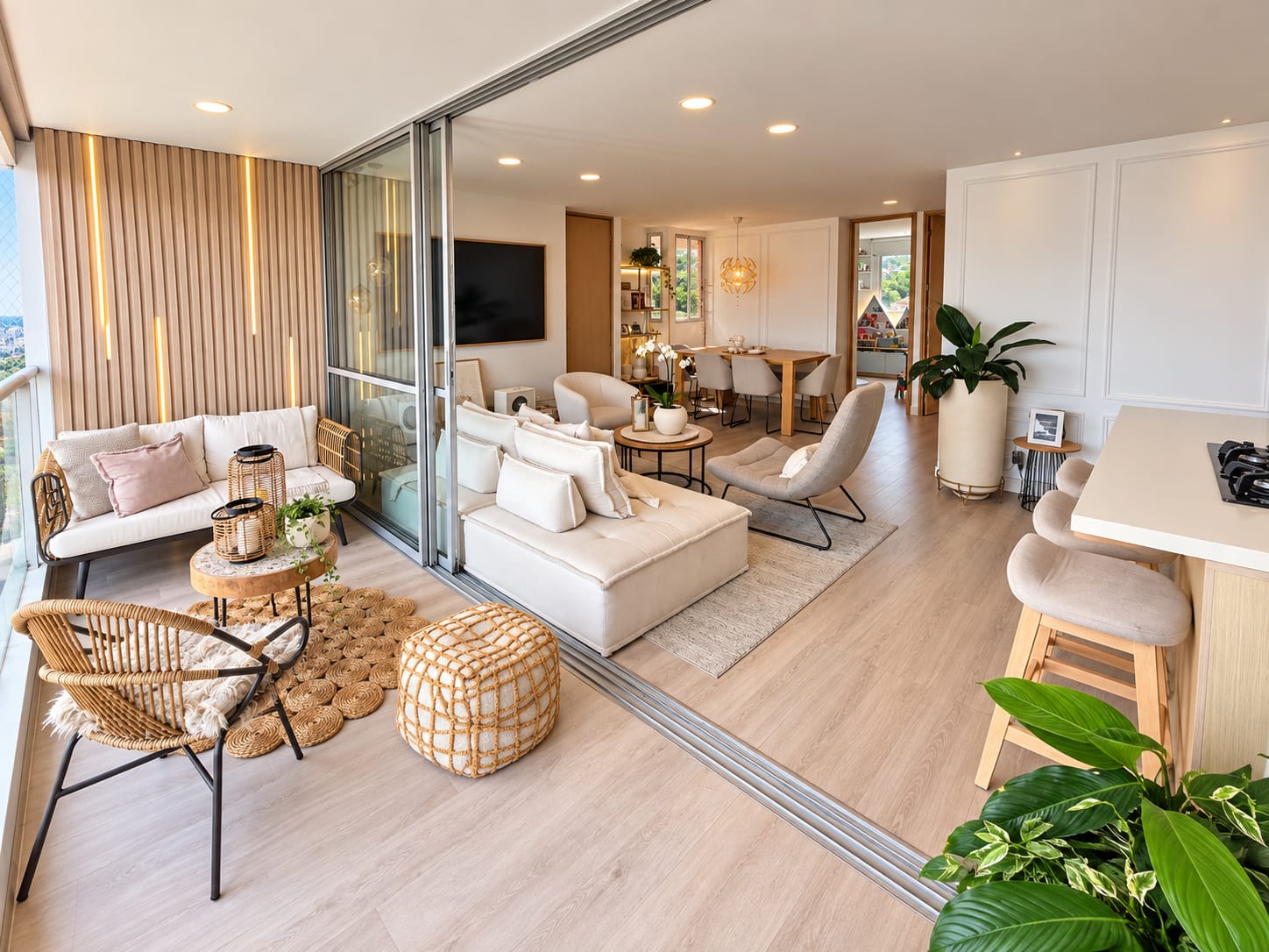 Apartamento en venta Loma del Esmeraldal Envigado – Vista panorámica