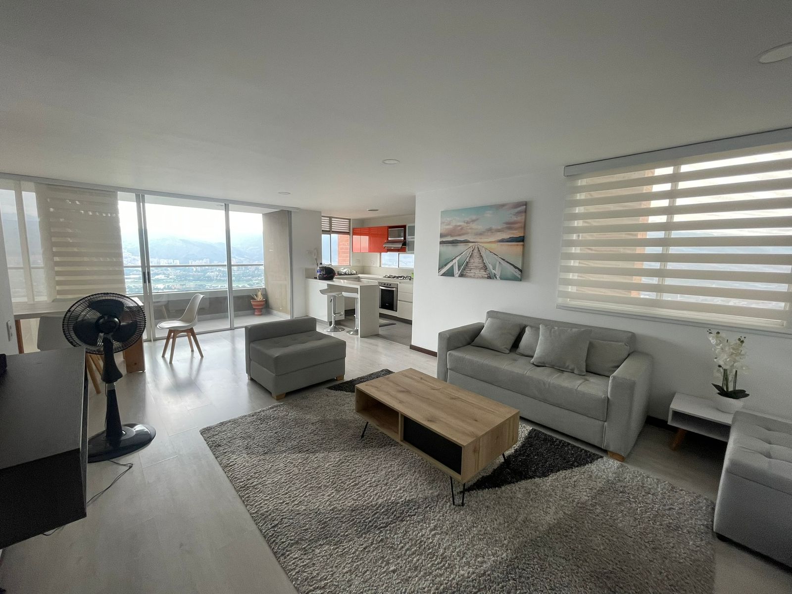 Apartamento amoblado en arriendo en Medellín Las Palmas