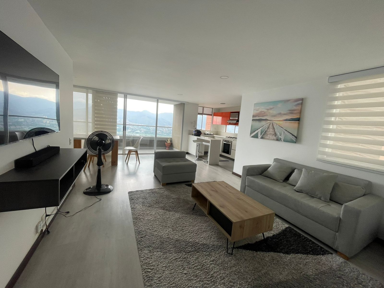 Apartamento amoblado en arriendo en Medellín Las Palmas