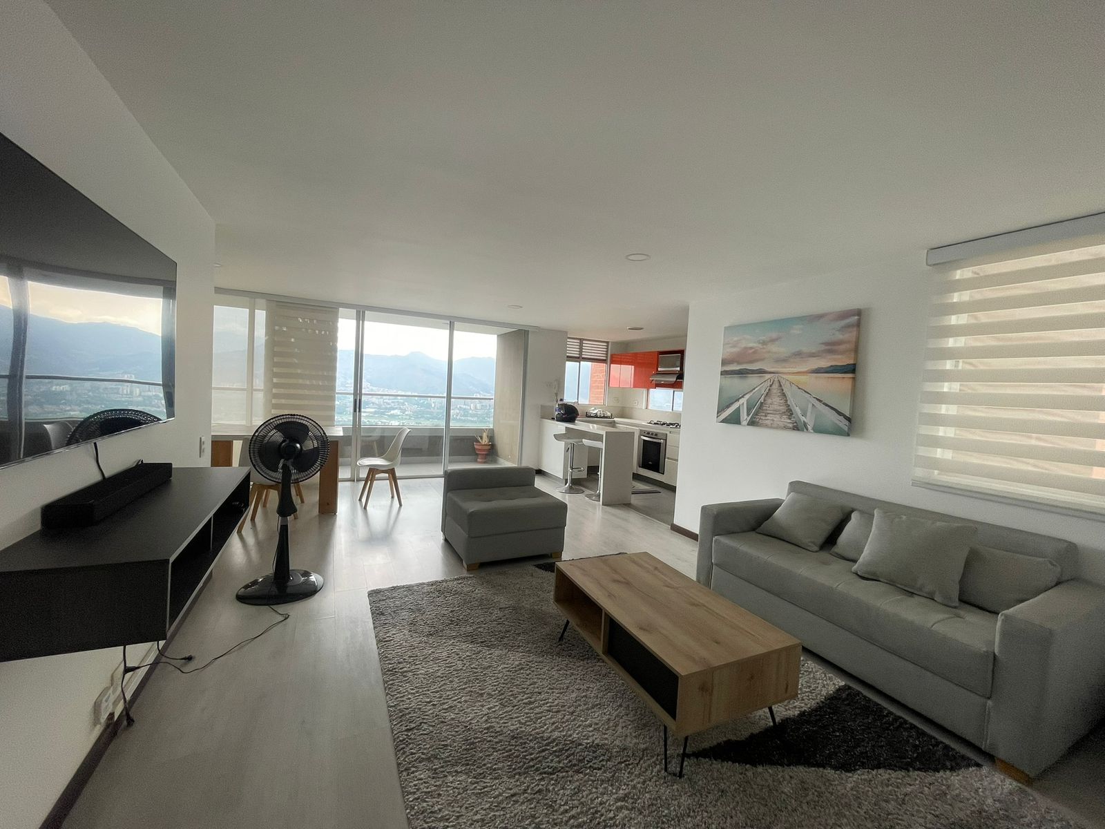 Apartamento amoblado en arriendo en Medellín Las Palmas