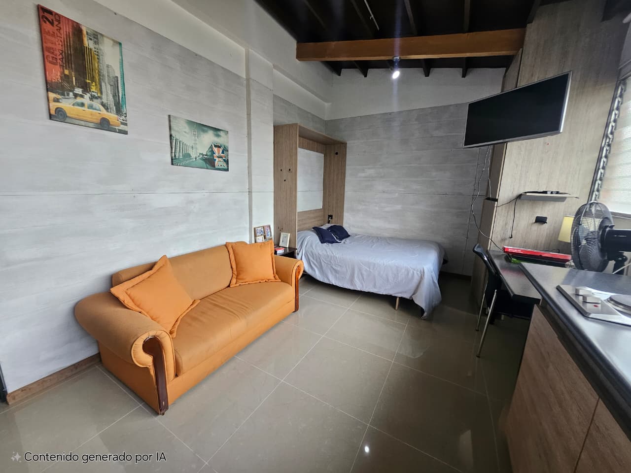 Apartaestudio amoblado para arriendo en Laureles Medellín