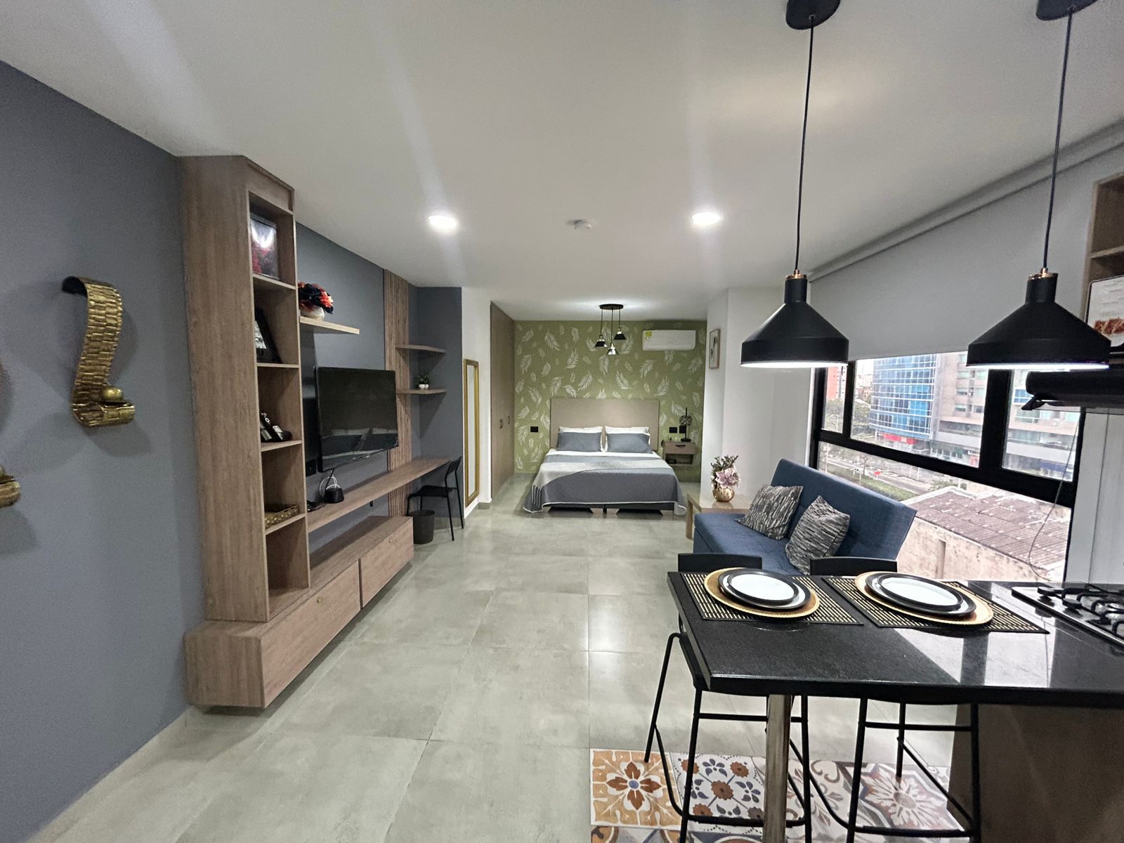 Apartaestudio amoblado en arriendo - El poblado - Barranquilla