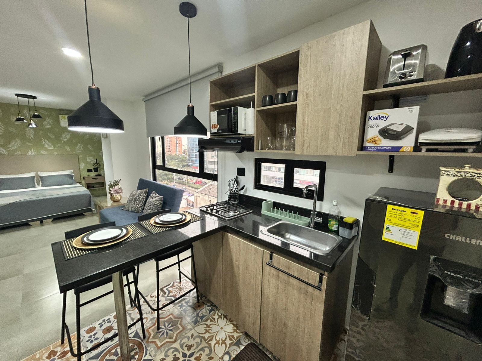 Apartaestudio amoblado en arriendo - El poblado - Barranquilla