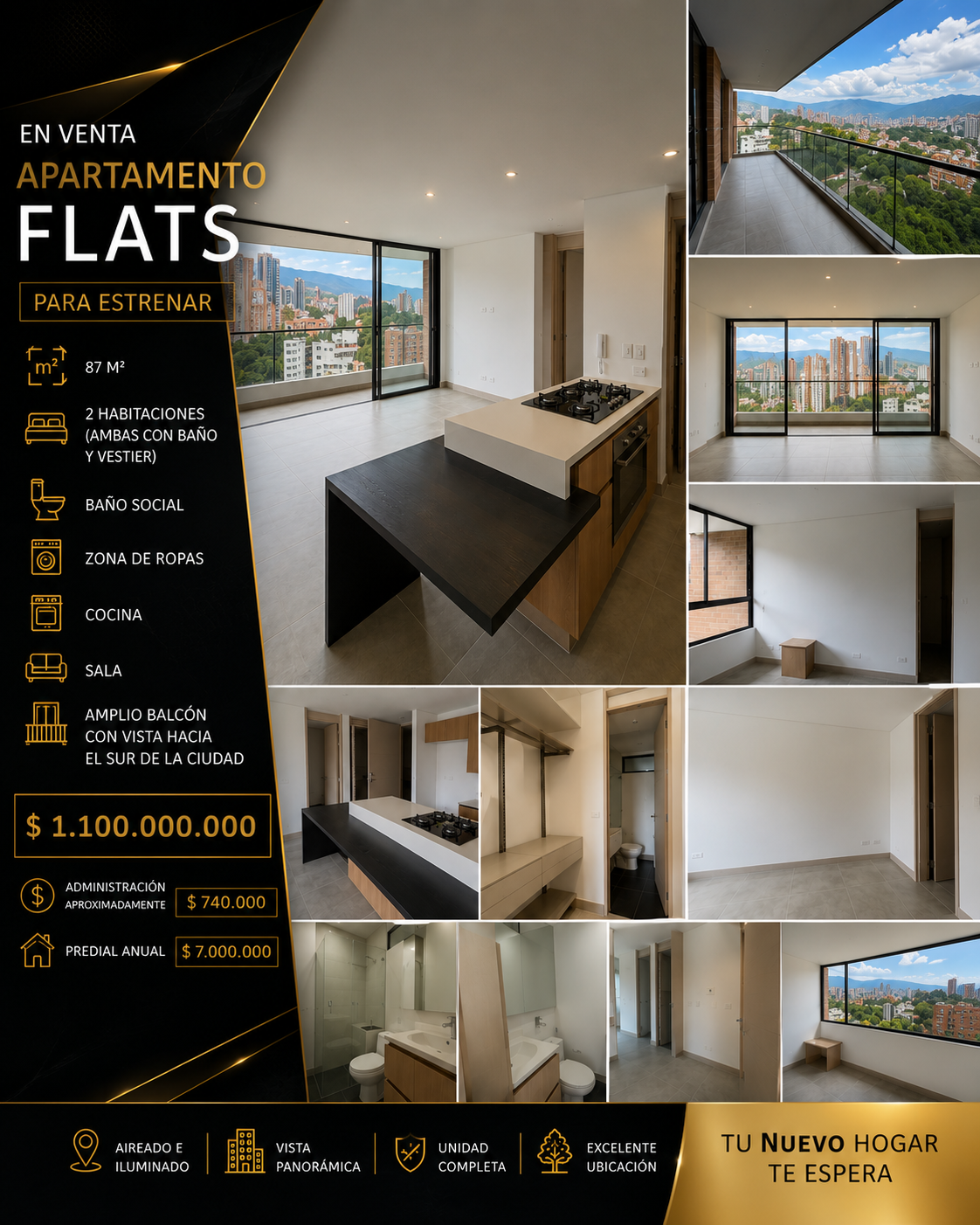 Apartamento en venta — APARTAMENTO VENTA FLATS