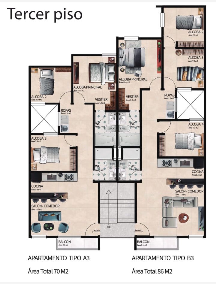 APARTAMENTO PARA LA VENTA EN SOPETRAN — foto 2 de 12