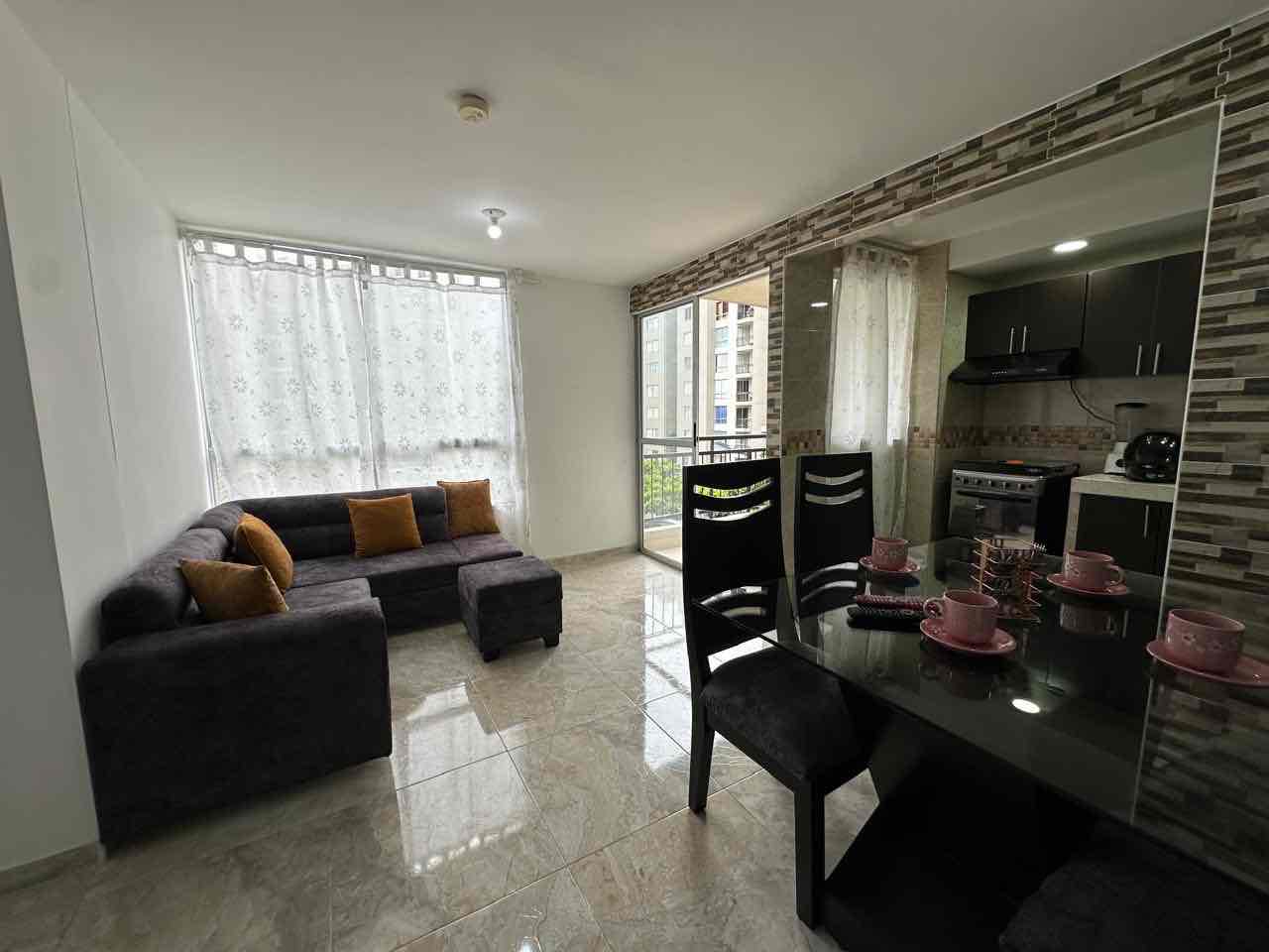 Alquiler de Apartamento amoblado, Sur de Cali, bochalema  k112 pino