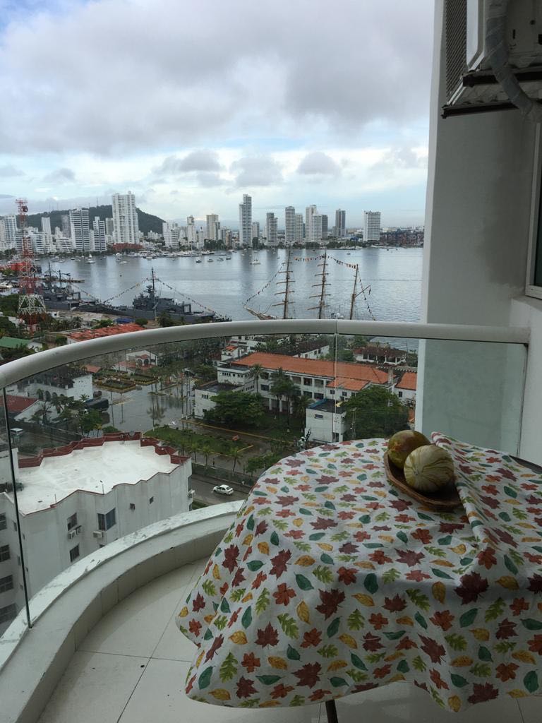 APARTAMENTO AMOBLADO EN ARRIENDO EN BOCAGRANDE - CARTAGENA