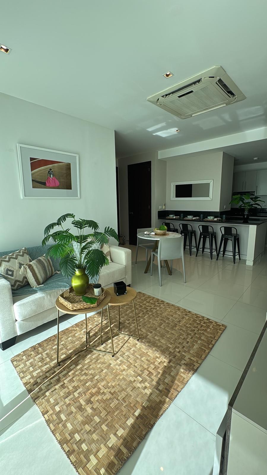 APARTAMENTO AMOBLADO EN ARRIENDO EN CASTILLOGRANDE- CARTAGENA