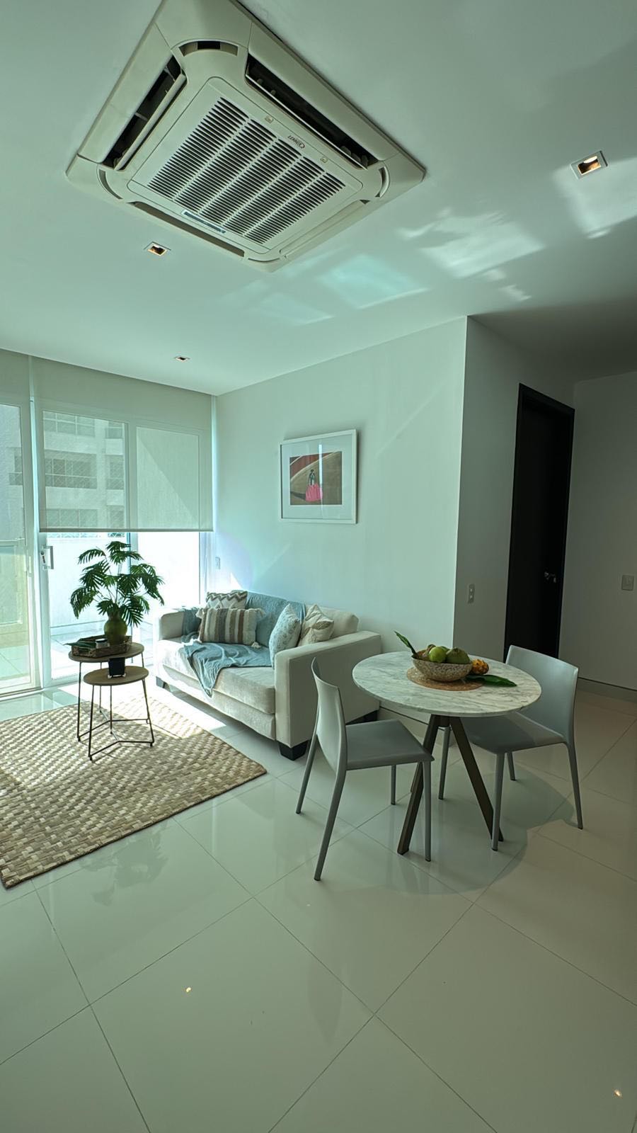 APARTAMENTO AMOBLADO EN ARRIENDO EN CASTILLOGRANDE- CARTAGENA