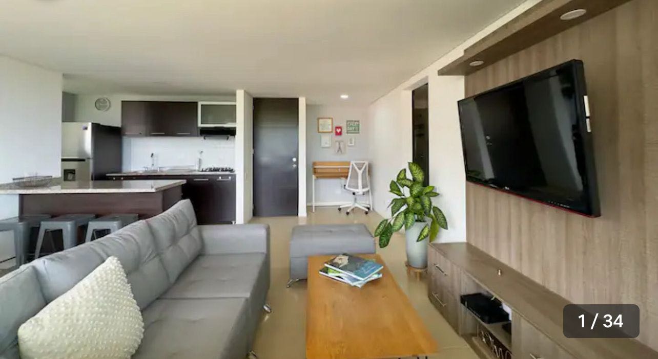 Apartamento amoblado en la mota