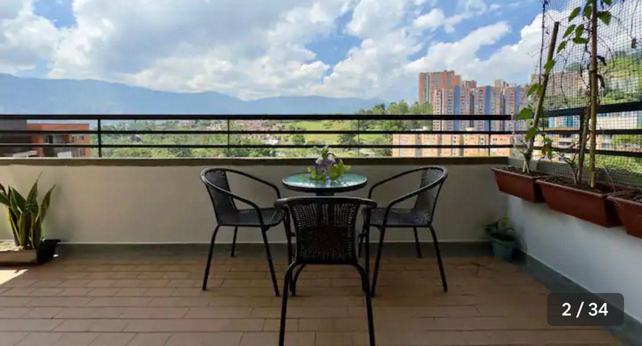 Apartamento amoblado en la mota