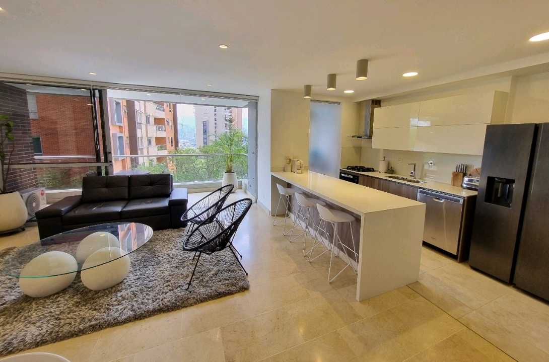 Apartamento amoblado Poblado cerca a Provenza LK2