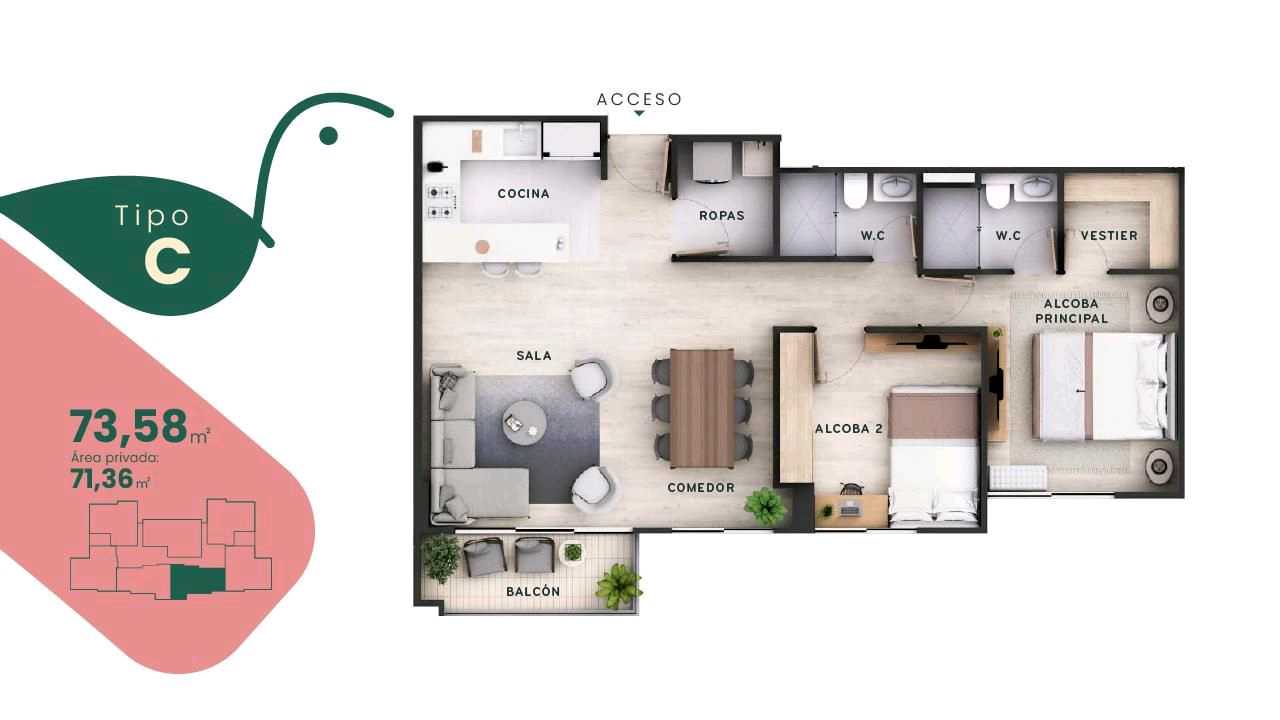 Apartamento en arriendo Envigado RO8