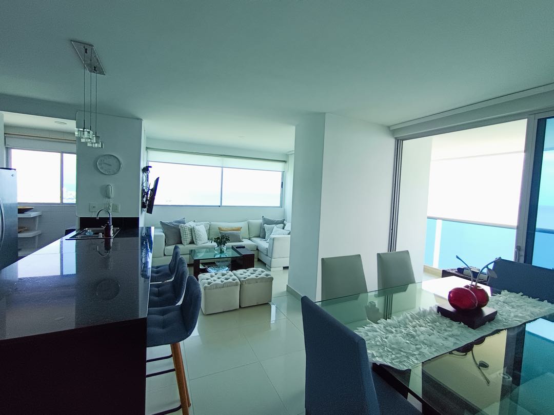 APARTAMENTO AMOBLADO EN ARRIENDO EN MARBELLA - CARTAGENA