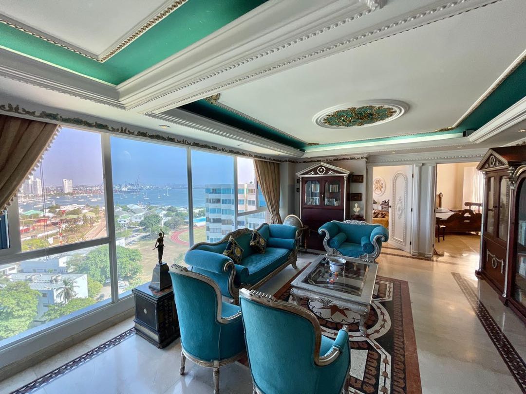 PENTHOUSE EN ARRIENDO EN BOCAGRANDE - CARTAGENA