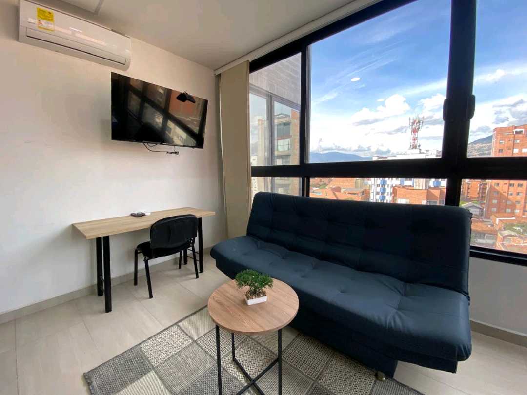 Apartaestudio Amoblado Todo Incluido en Conquistadores, Medellín