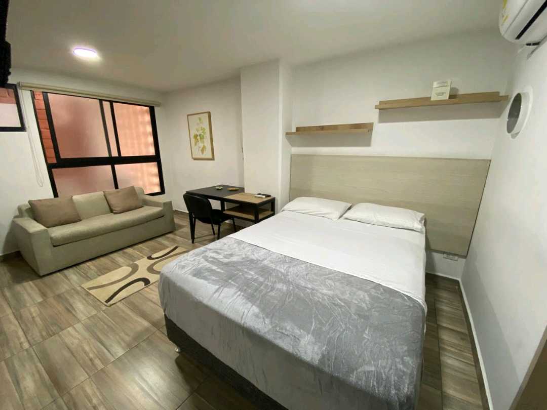 Apartaestudio Amoblado Servicios Incluidos en Conquistadores, Medellín