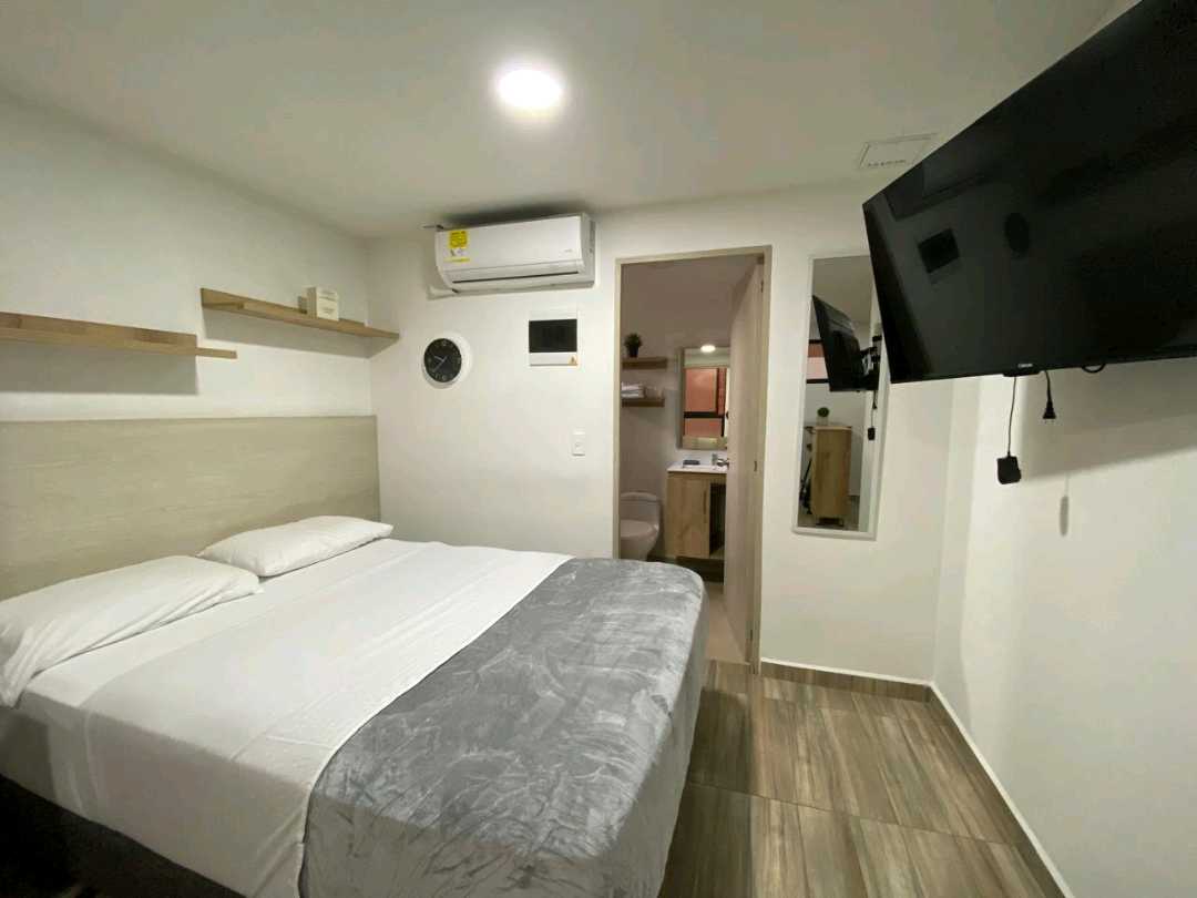 Apartaestudio Amoblado Servicios Incluidos en Conquistadores, Medellín