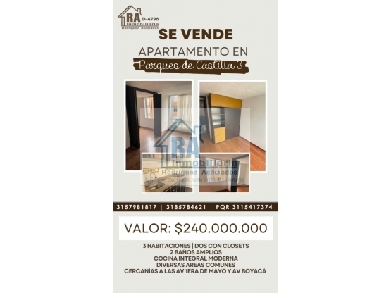 Apartamento de 3 alcobas en venta en Noroccidente, Bogotá, 57 m² · foto 10 de 10