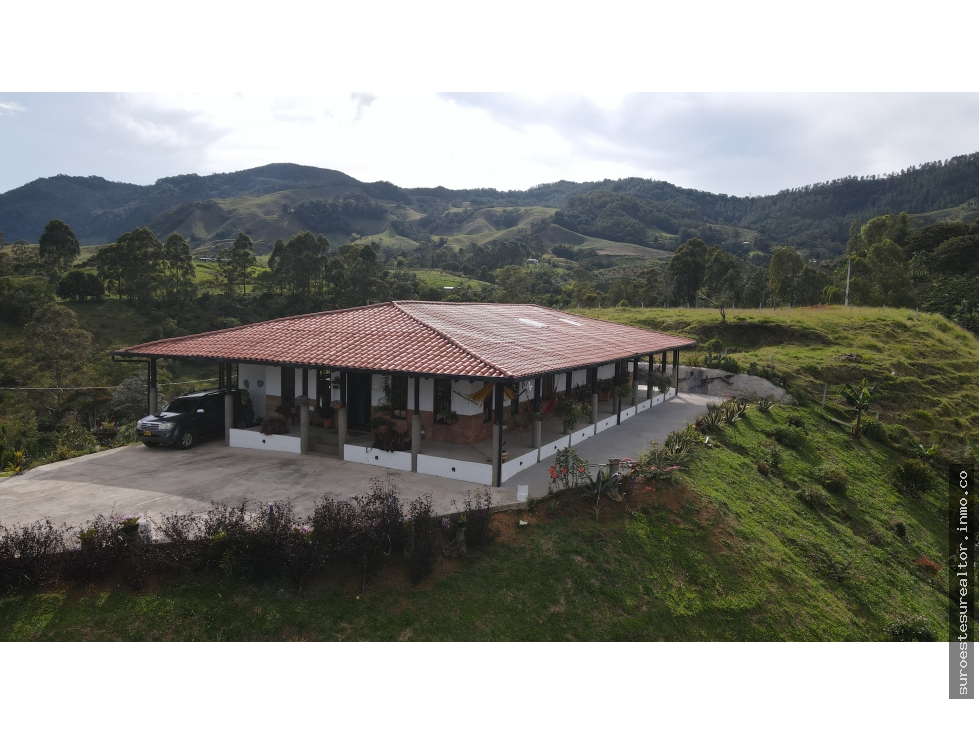 VENTA DE FINCA EN JERICO SUROESTE ANTIOQUEÑO