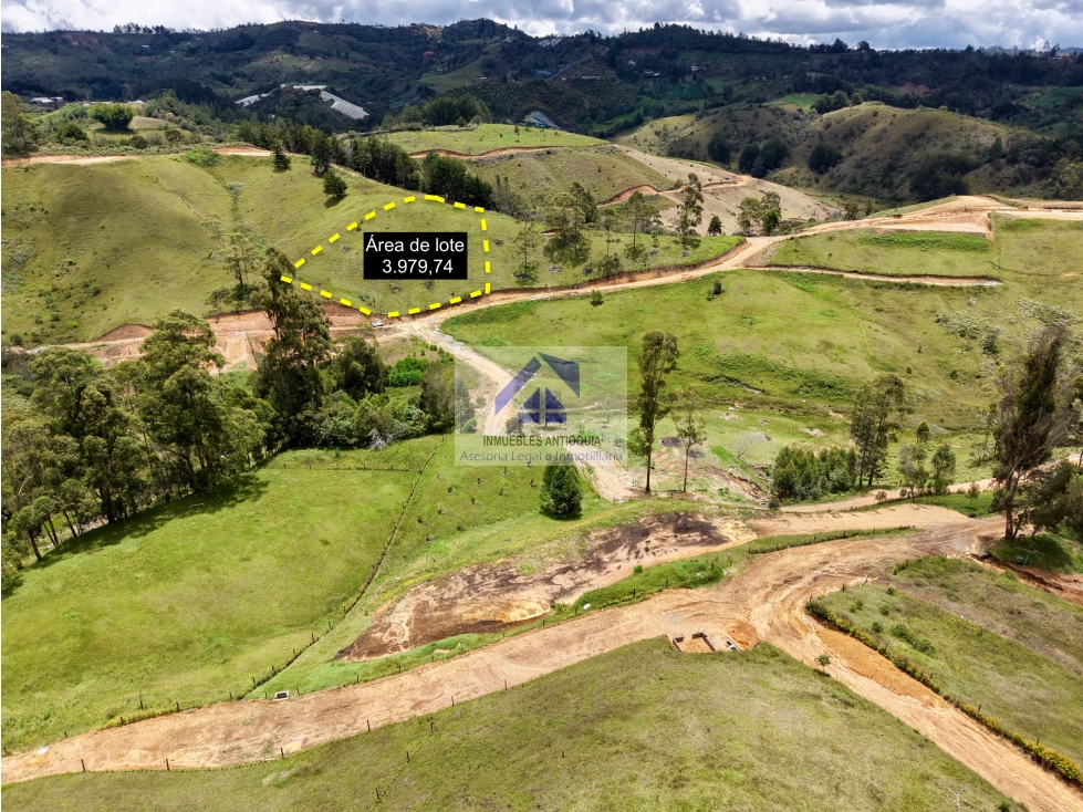 Lote en venta parcelación san vicente ferrer valorización financiación