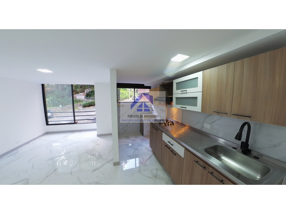 Apartamento en venta El Poblado Loma de san Julián gran terraza