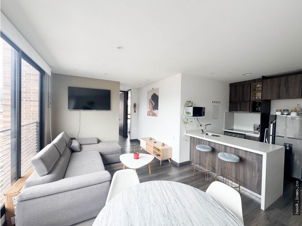 Apartamento amoblado para arriendo amoblado en Chico