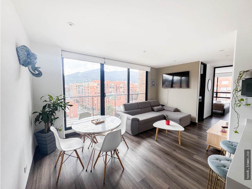 Apartamento amoblado para arriendo amoblado en Chico