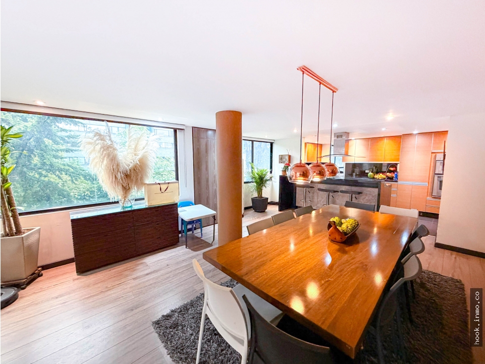 Apartamento duplex con terraza para venta en el nogal