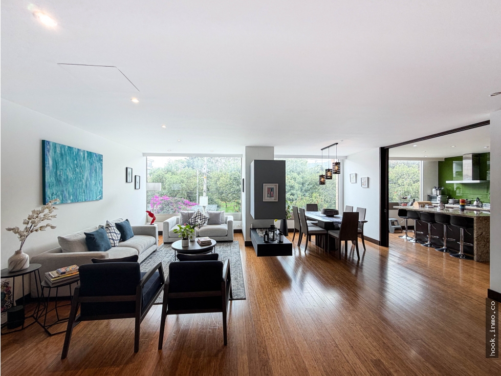 Increible e iluminado apartamento para venta en santa paula