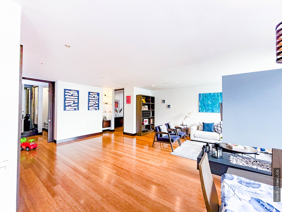 Increible e iluminado apartamento para venta en santa paula