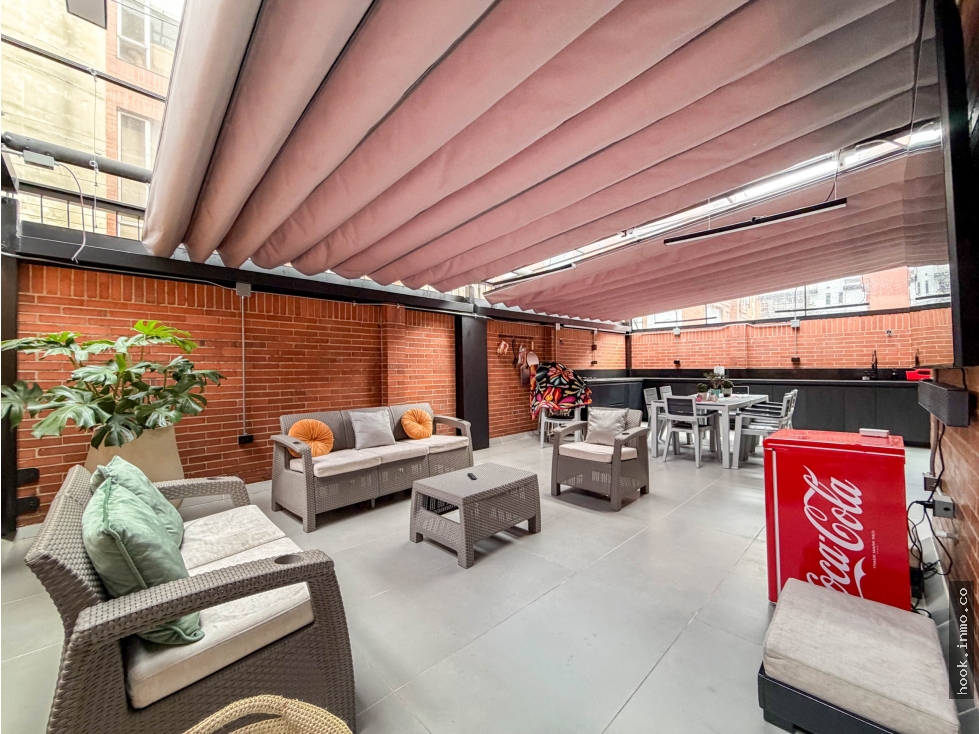 Vendo/arriendo apto con terraza privada y remodelado en Chicó Navarra