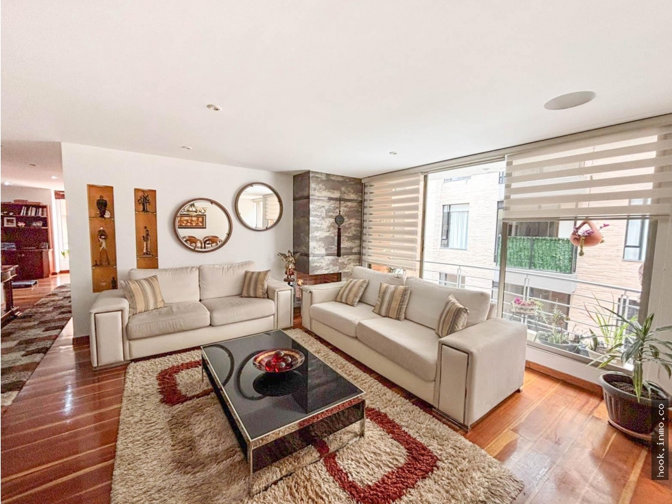 Venta apto Chicó Navarra 154M2, 3 cuartos