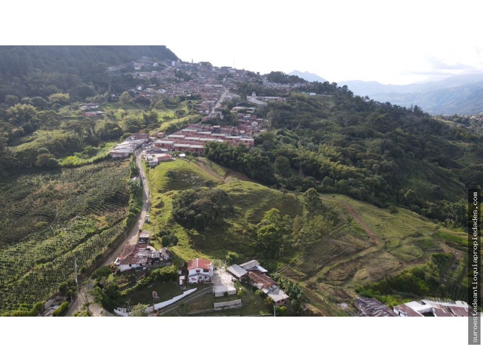 Venta de lote en Fredonia suroeste de Antioquia