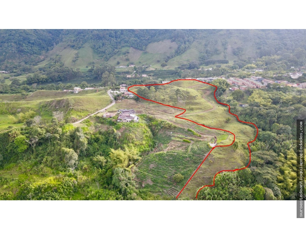 Venta de lote en Fredonia suroeste de Antioquia