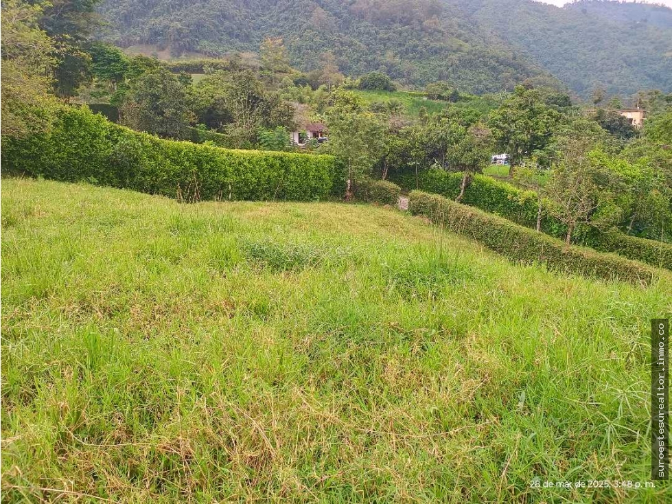 VENTA LOTE AMAGA SUROESTE ANTIOQUEÑO