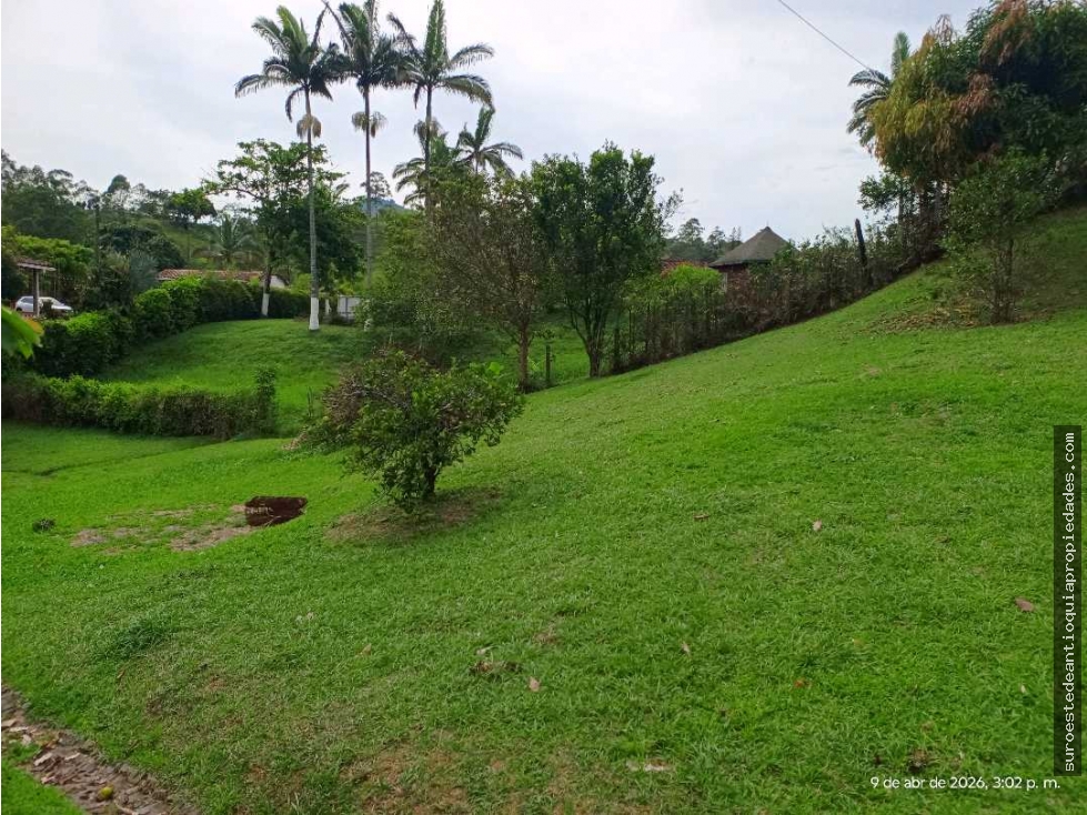 VENTA LOTE AMAGA SUROESTE ANTIOQUEÑO